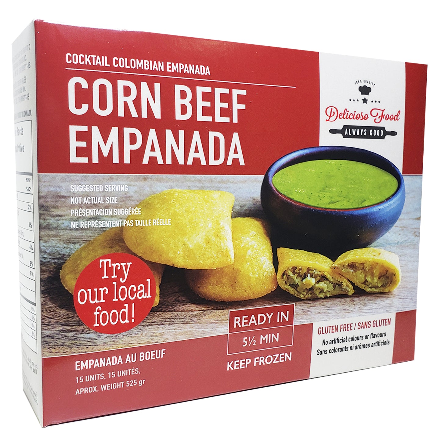 Corn Beef Empanada